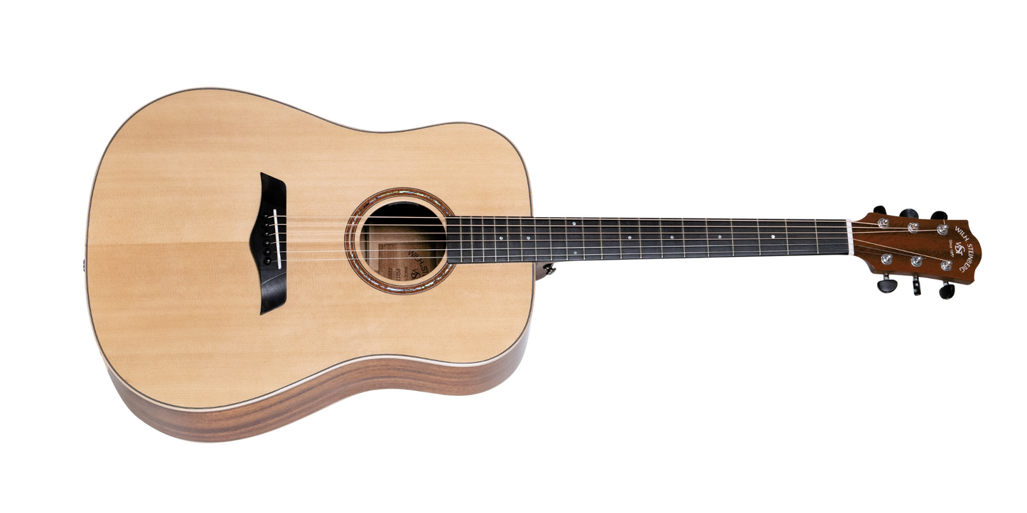PD13E All-solid Acoustic Electric Dreadnougt Guitar, solid Sitka Spruce and Solid Mahogany