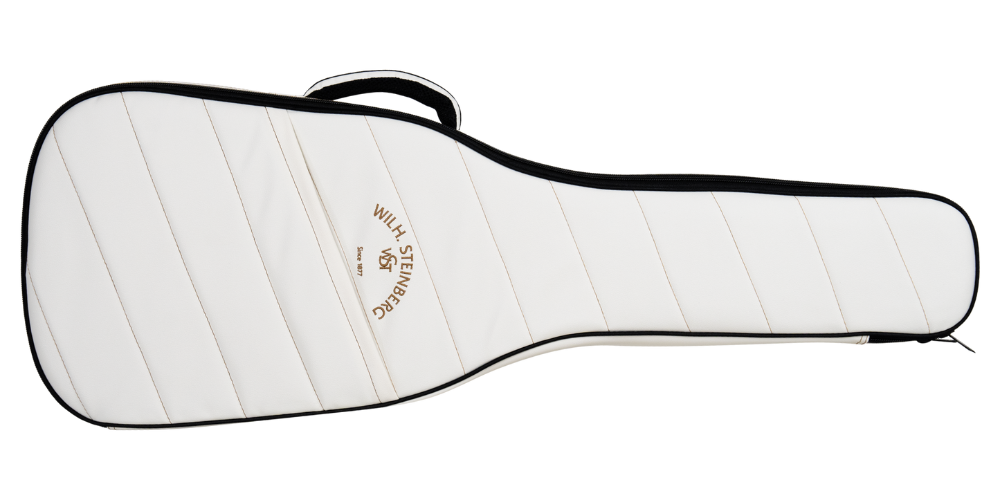 Electric Guitar Premium Gig Bag - White Leather