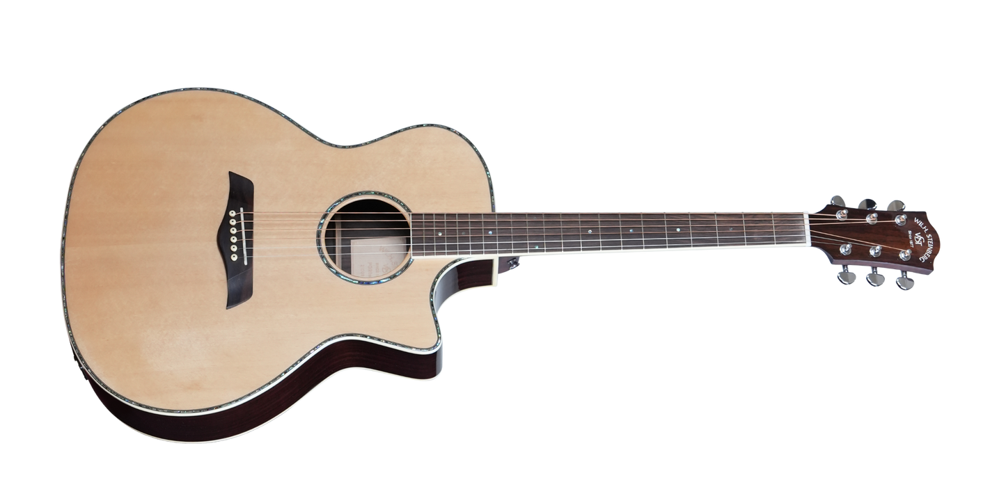 PG20SCE Solid-top Acoustic Electric Grand Auditorium Cutaway Guitar, Solid Spruce, Rosewood, EQ
