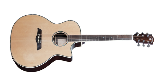 PG20SCE Solid-top Acoustic Electric Grand Auditorium Cutaway Guitar, Solid Spruce, Rosewood, EQ