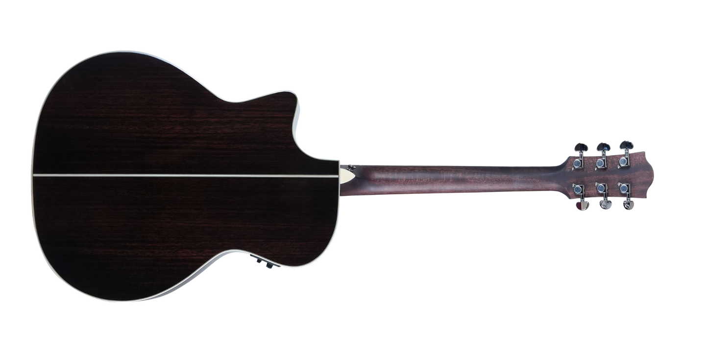 PG20SCE Solid-top Acoustic Electric Grand Auditorium Cutaway Guitar, Solid Spruce, Rosewood, EQ