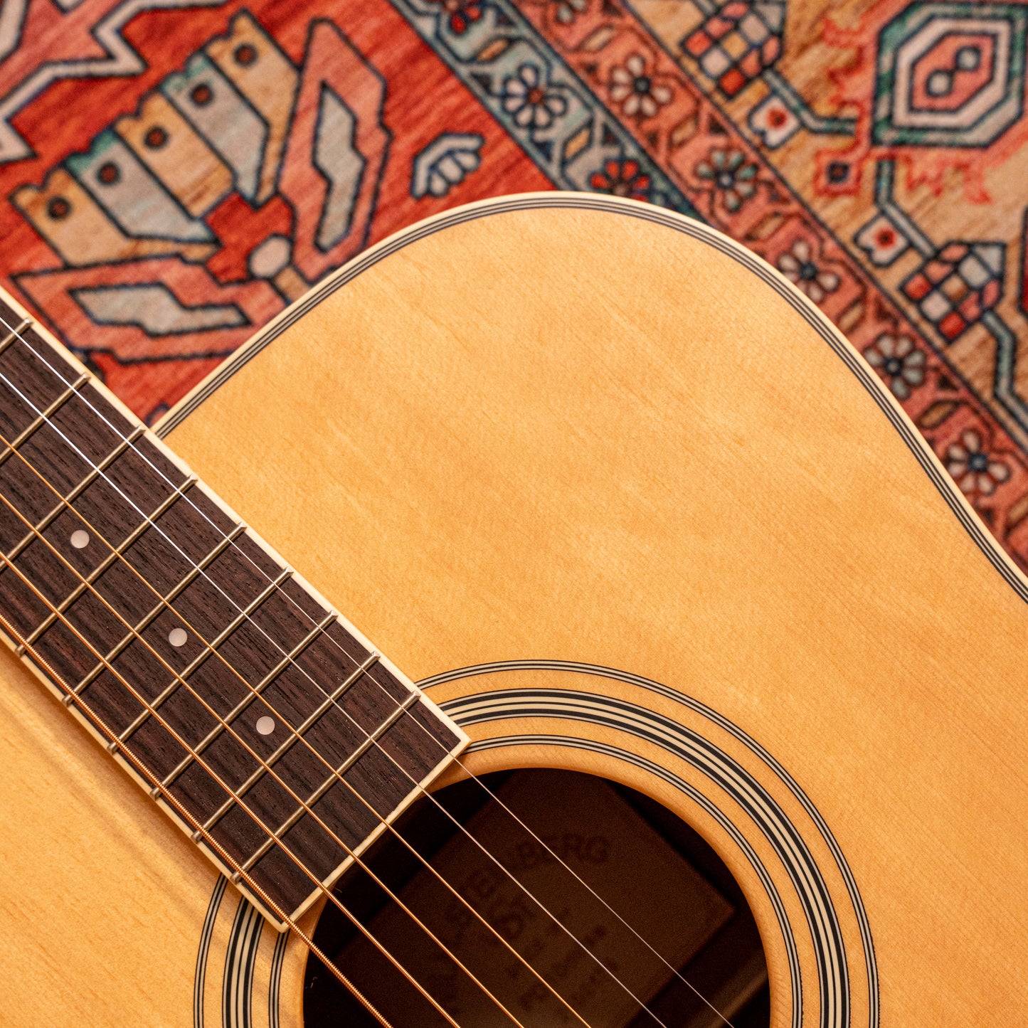 PD10MFSE Solid-top Acoustic Electric Dreadnought Guitar with effects, Solid Spruce, Mahogany, Unplugged Effects