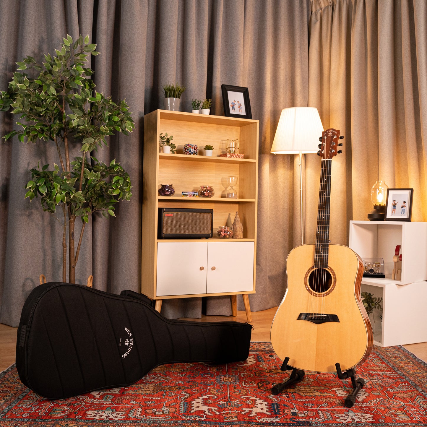PD13E All-solid Acoustic Electric Dreadnougt Guitar, solid Sitka Spruce and Solid Mahogany