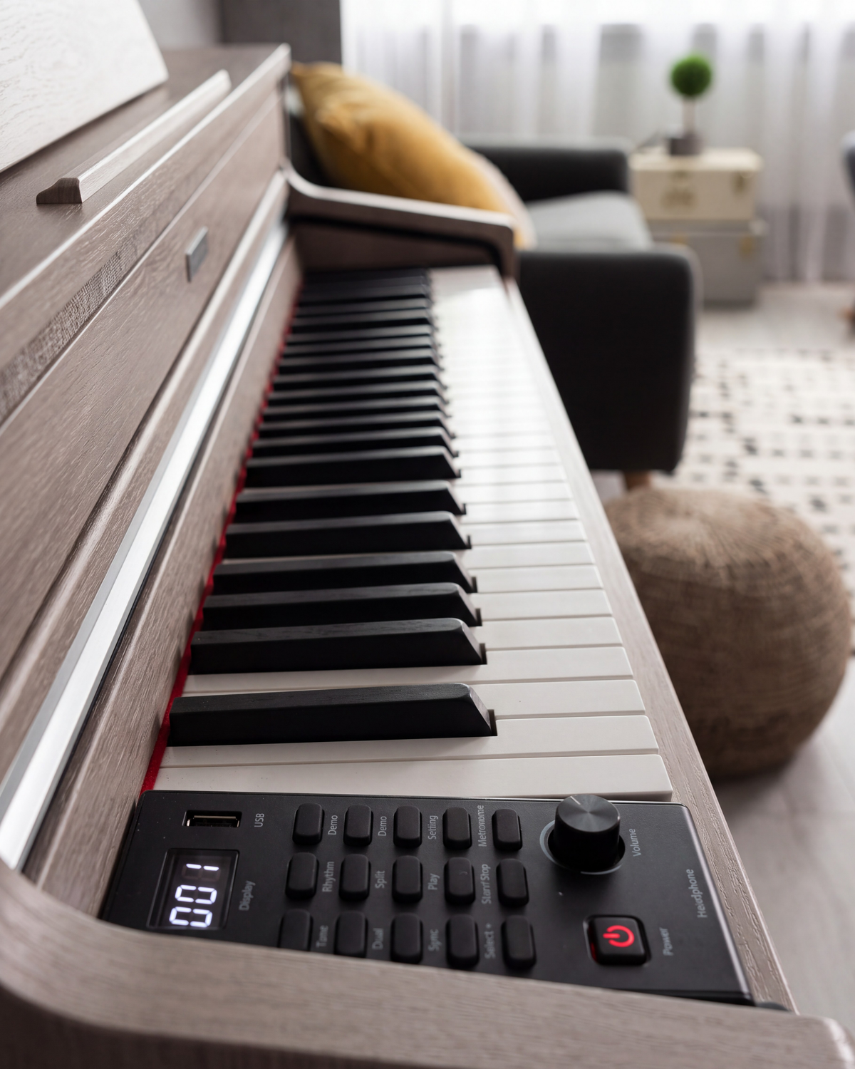 DPP05 Maestro Grand - Premium Progressive Hammer Action Upright Digital Piano