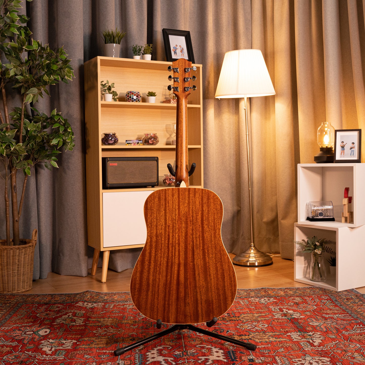 PD10S Solid-top Dreadnought Acoustic Guitar, Solid Spruce and Mahogany