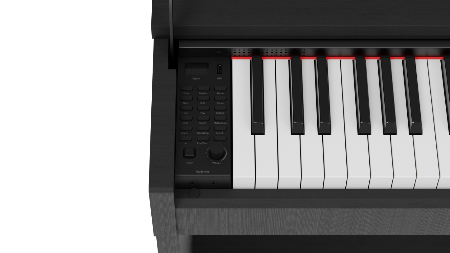 Maestro Pro - 88 Key Graded Hammer Action Upright Digital Piano with Cover